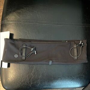 Lululemon Black Running Tube with Reflective Stripes